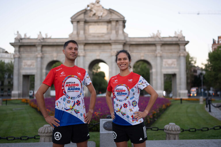 Camisetas oficiales Ibercaja Madrid corre por Madrid 2025